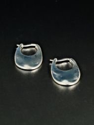 auskarai U Shape sidabras 925