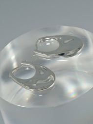 auskarai U Shape sidabras 925