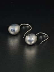 auskarai Oval Tear Drop sidabras 925 – ovalūs lašo formos auskarai