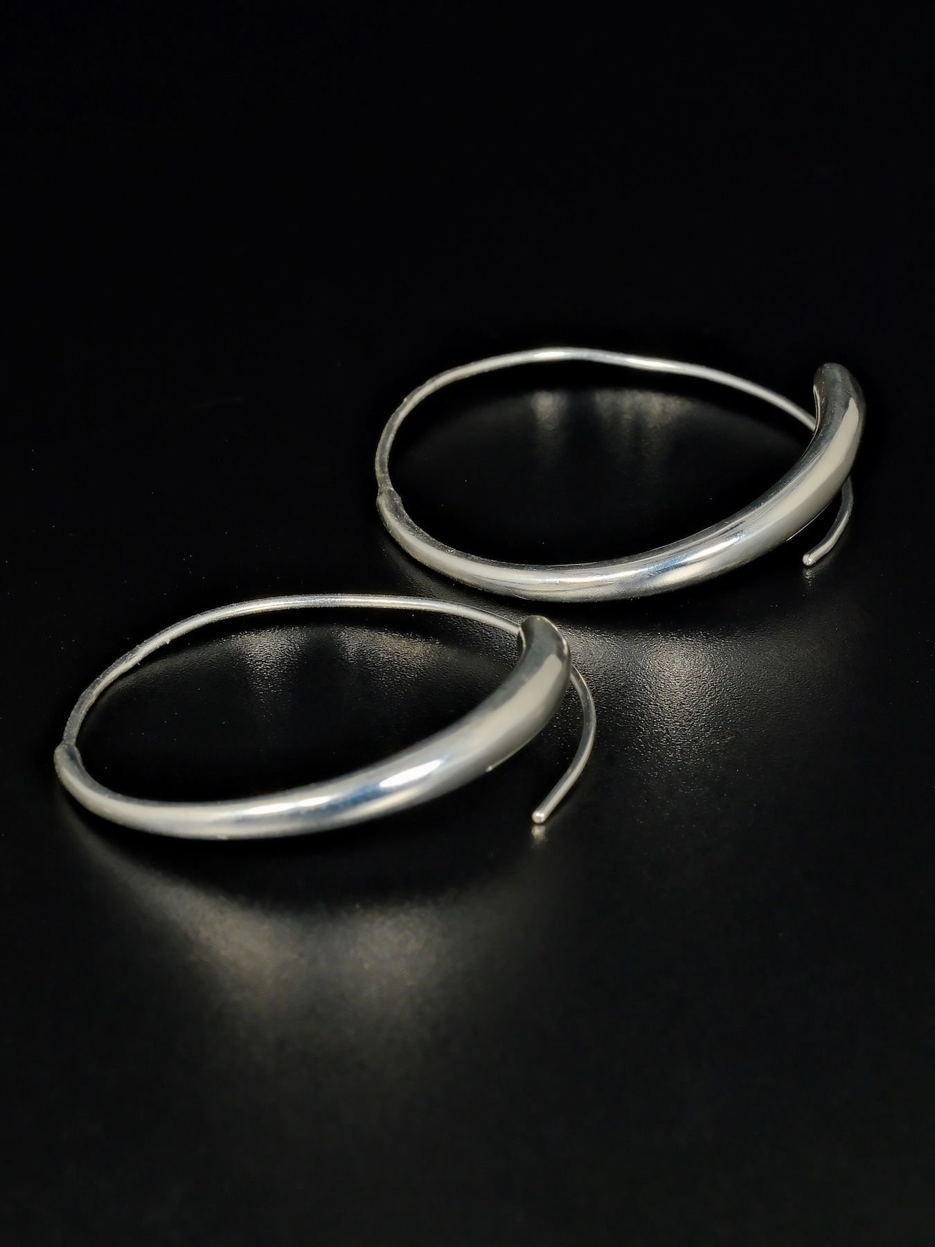 925 silver Glossy earrings – glossy earrings