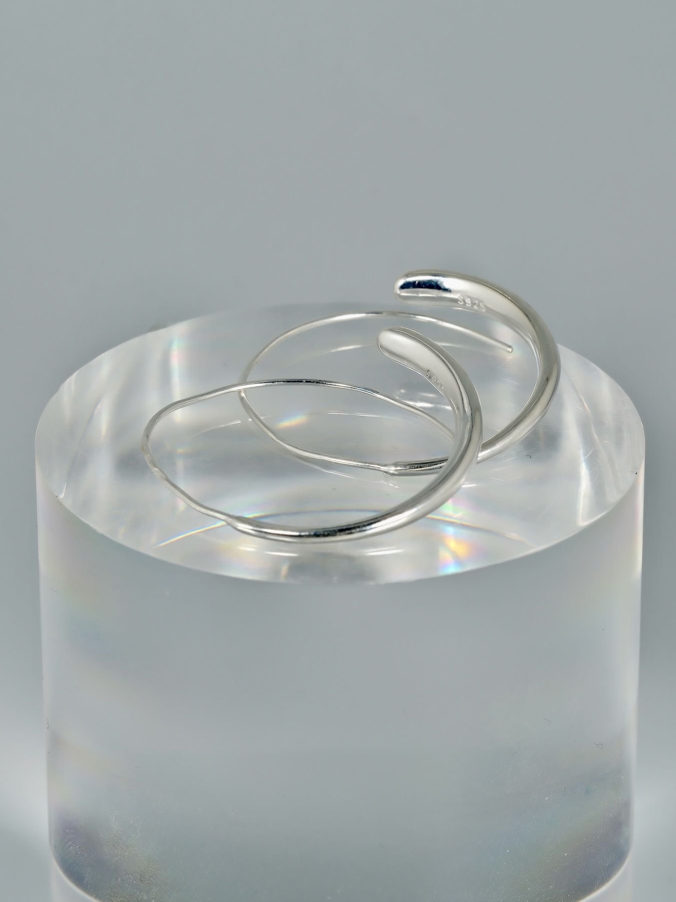 925 silver Glossy earrings – glossy earrings