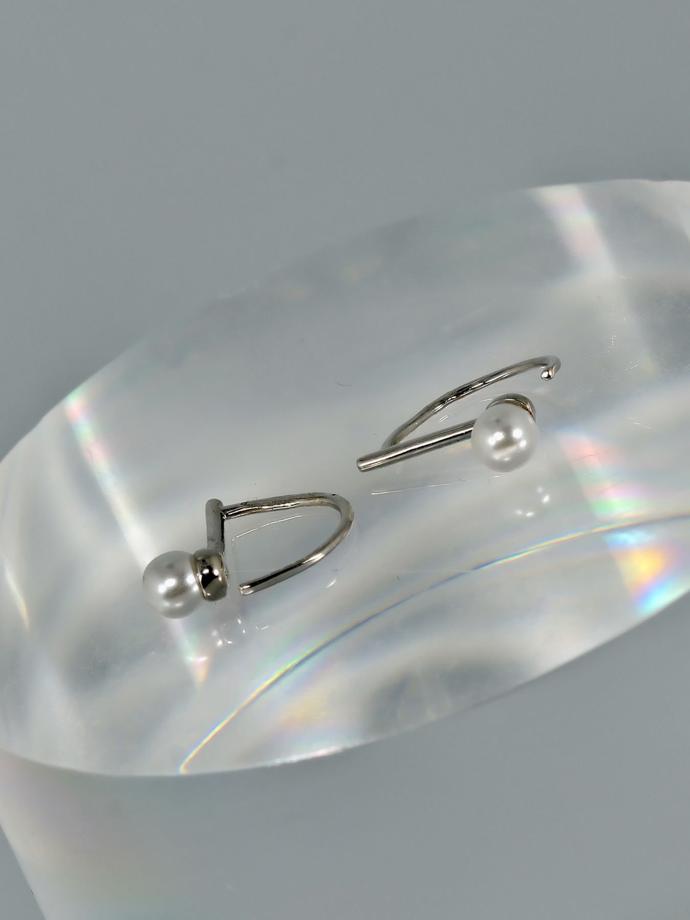 925 silver pearl earrings – elegant earrings