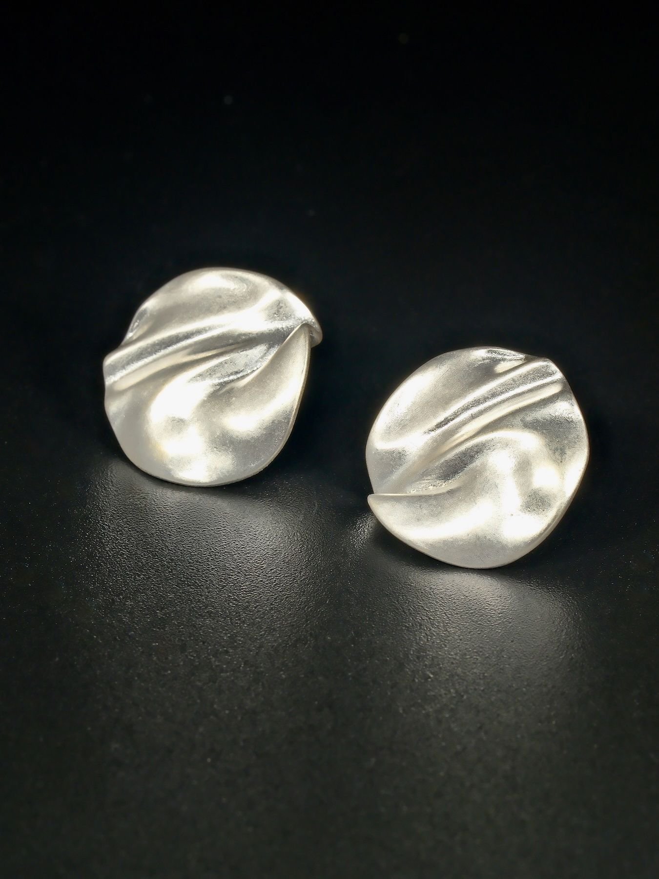 925 silver Fabric earrings