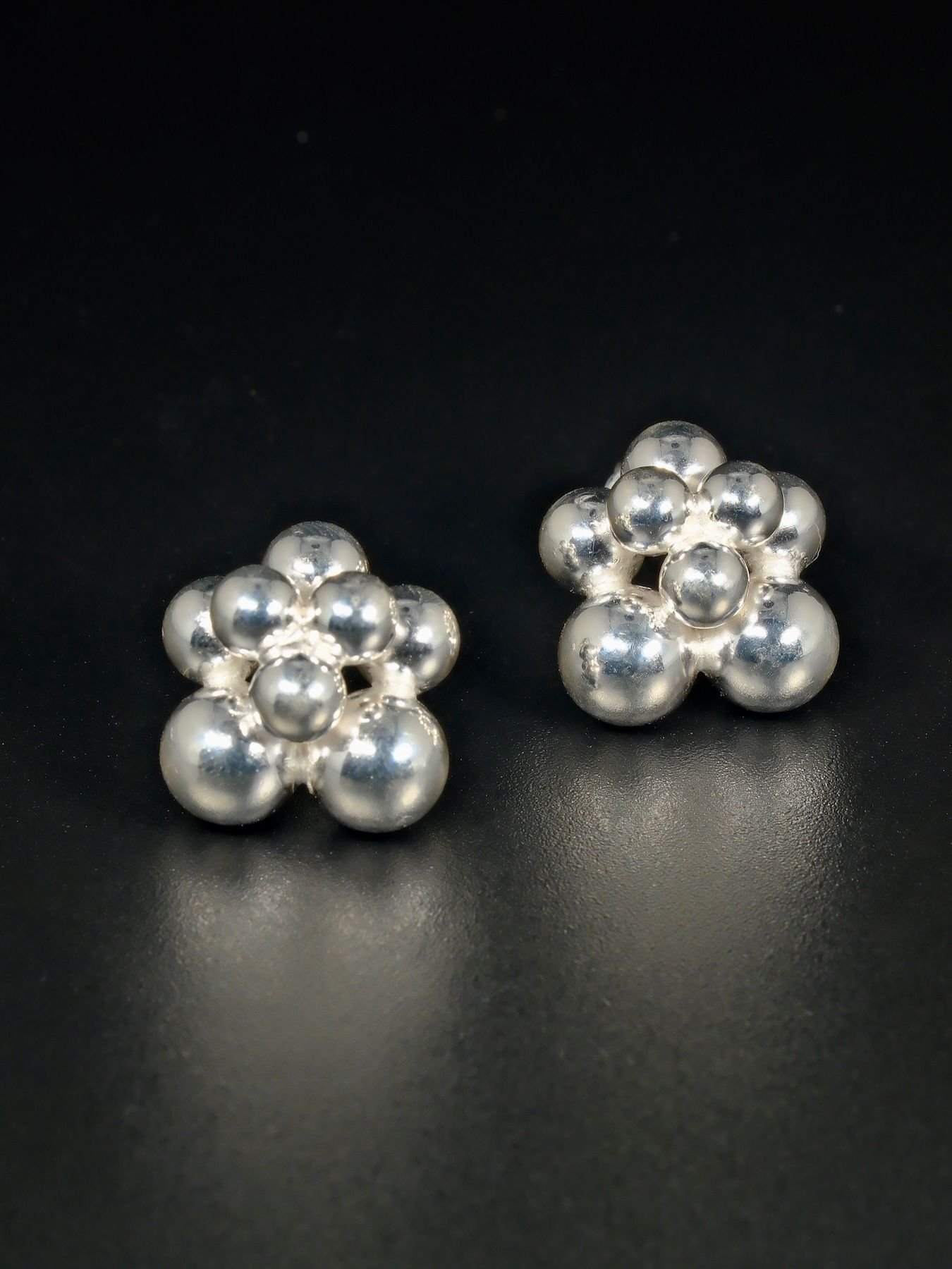 925 sidabriniai Silver Ball auskarai