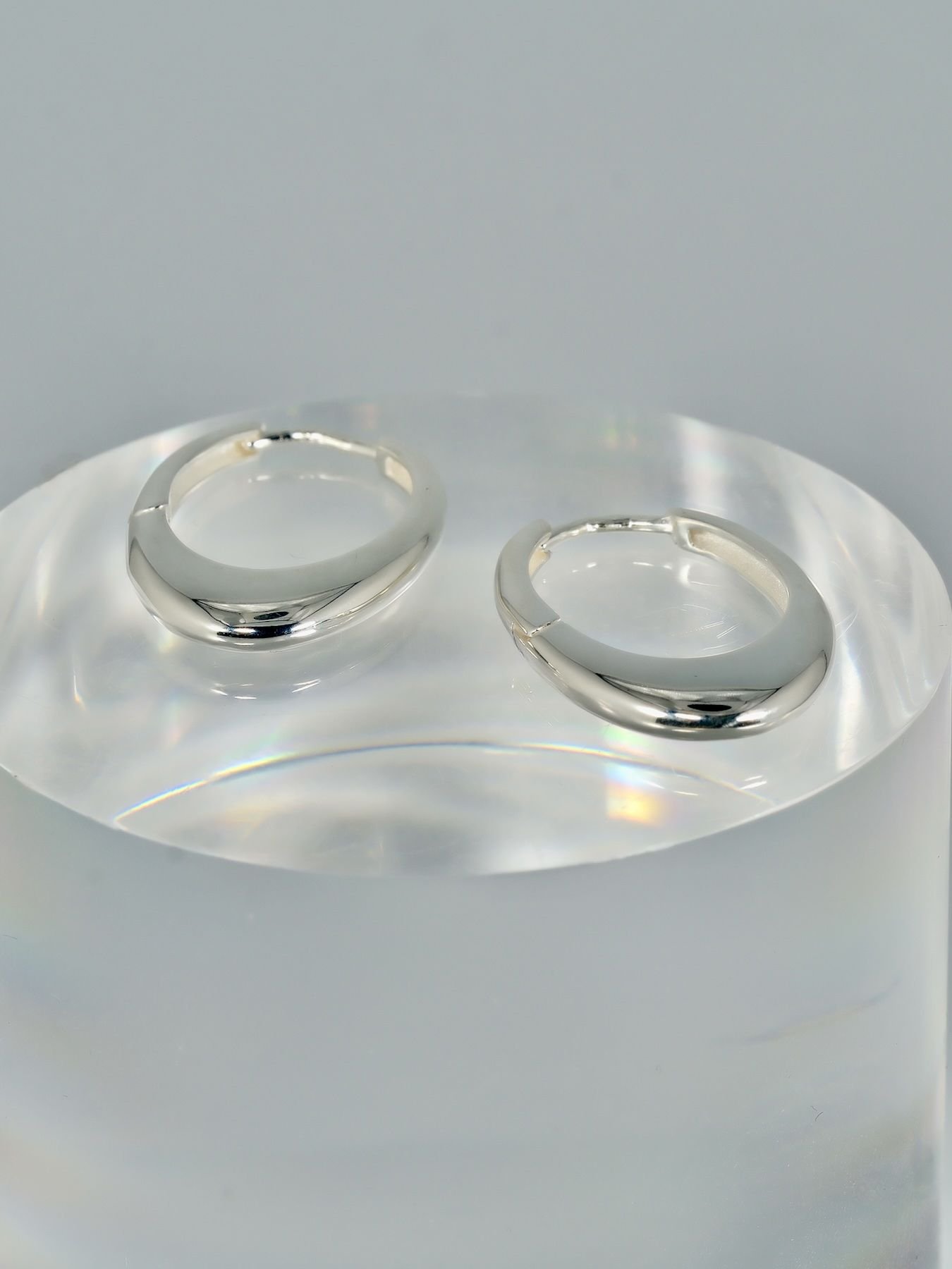 925 silver oval elements