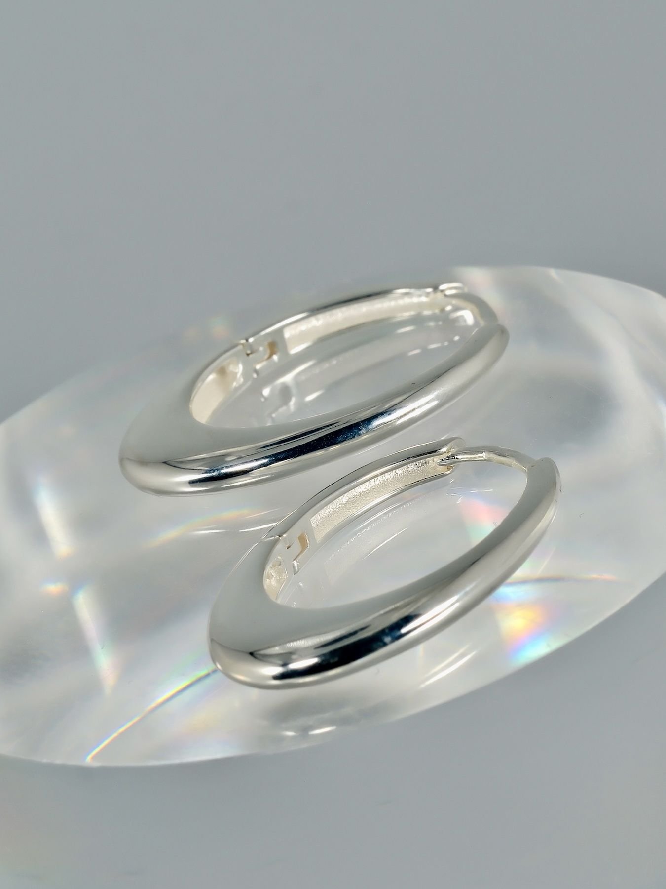 925 silver oval elements