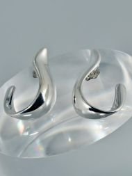 925 sidabriniai Moment auskarai