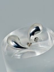 Auskarai Glossy Tear-Drop