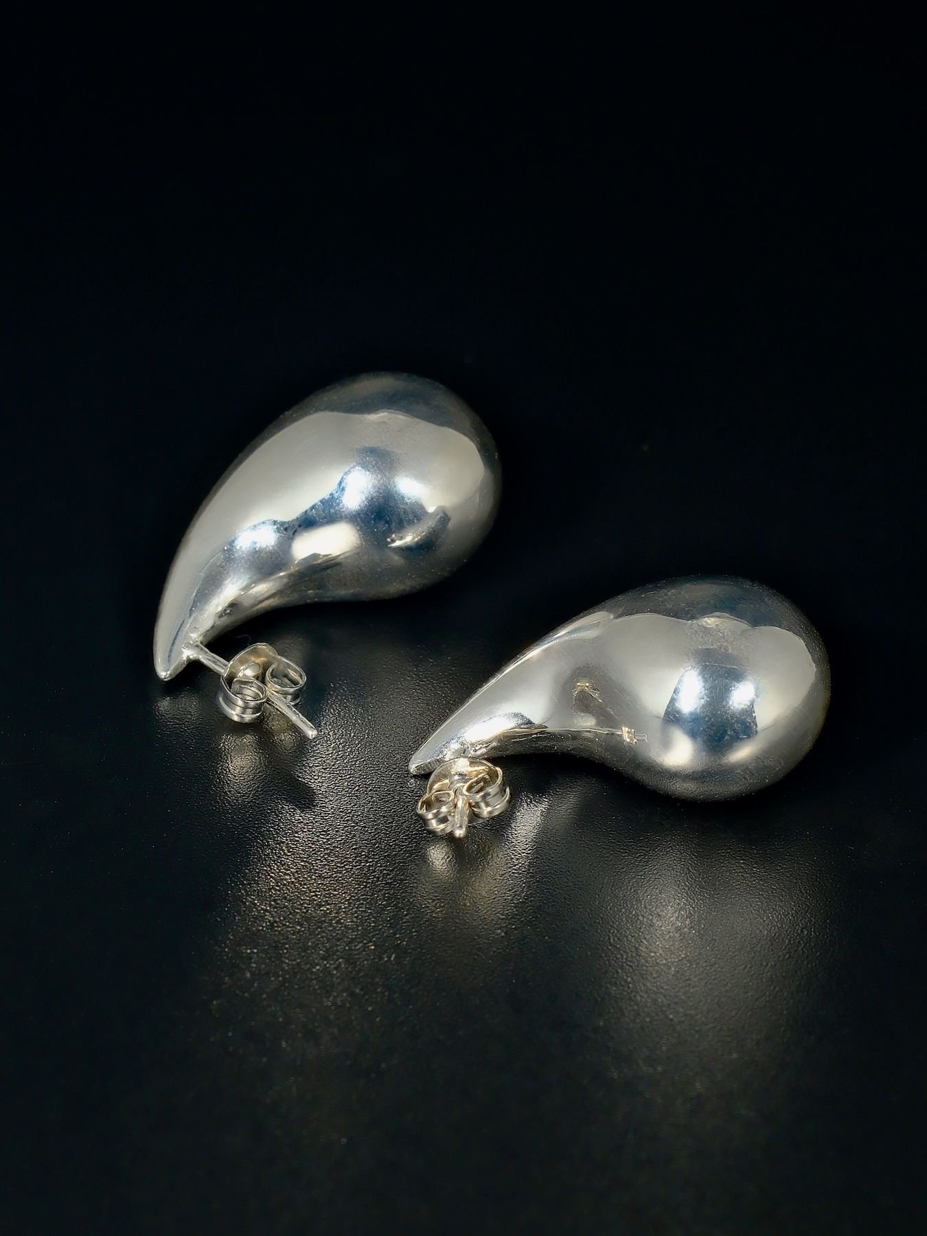 Auskarai Glossy Tear-Drop