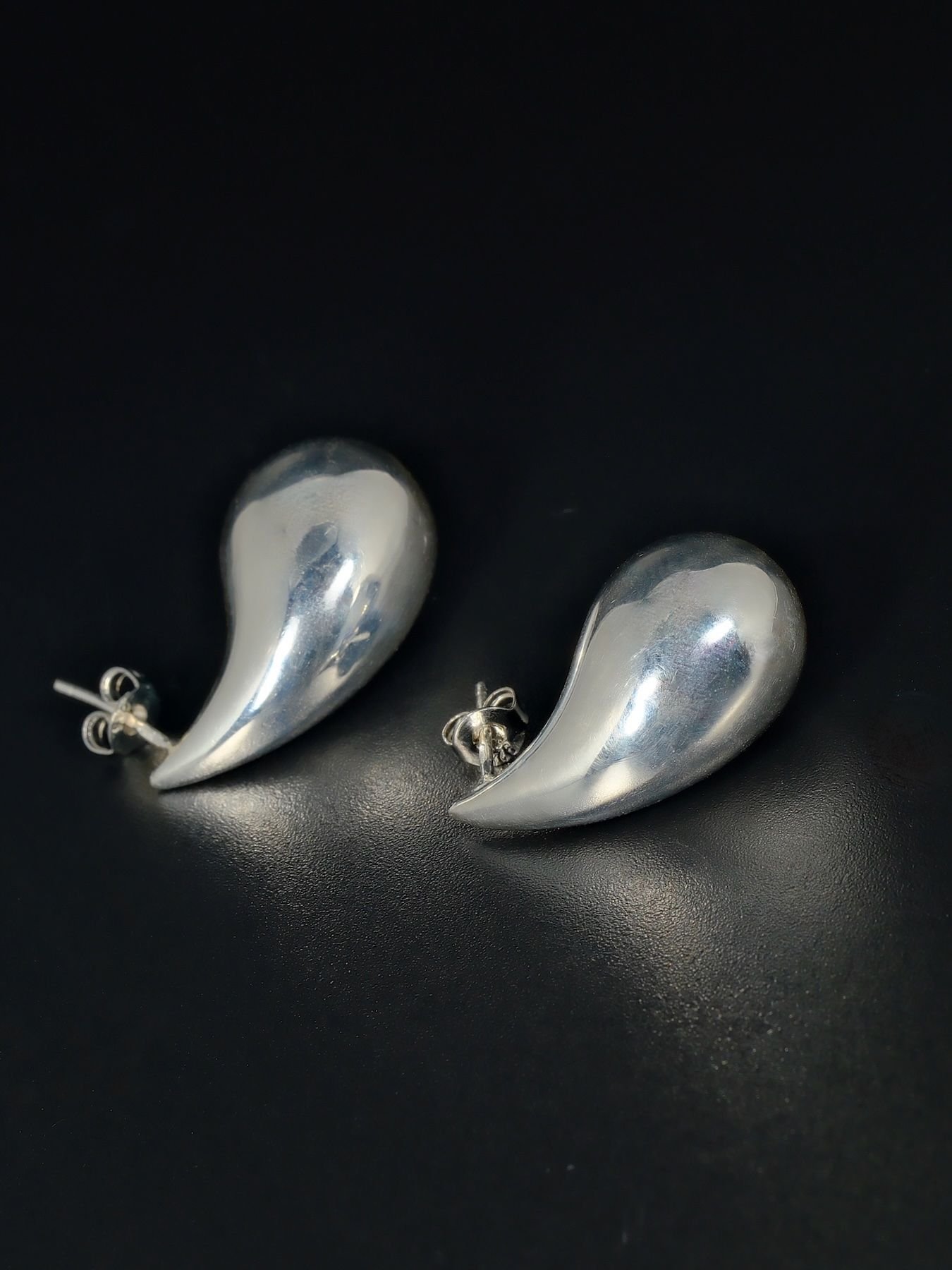 Auskarai Glossy Tear-Drop